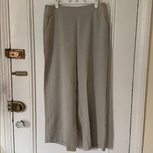 Linen pants, high waisted